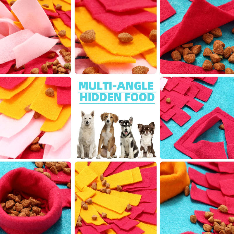 Hcpet Snuffle Mat for Dogs(37''x24''), Durable Interactive Dog Puzzle Toys, Encourages Natural Foraging Skills - PawsPlanet Australia