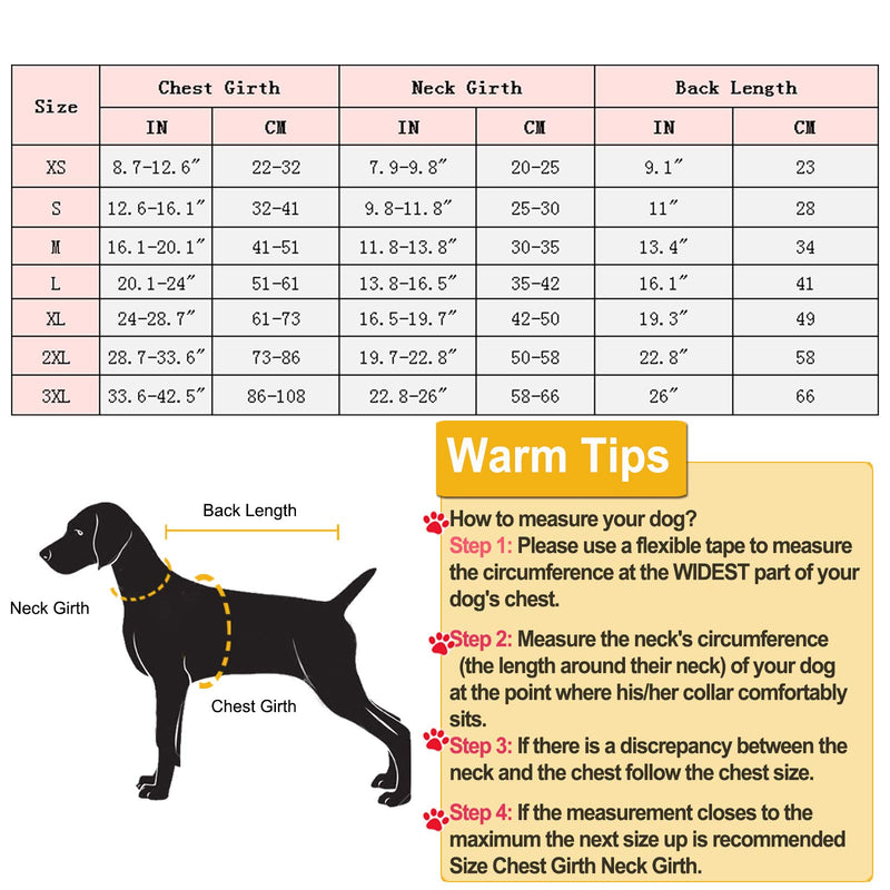 [Australia] - Fragralley Dog Winter Coat, Reversible Waterproof Winter Pet Snow Jacket, Dog Cold Clothes Warm Cotton Vest Windproof Sweaters, Plaid with Reflective, for Small Medium and Large Dogs XS(Chest Girth:8.7-12.6") Blue 