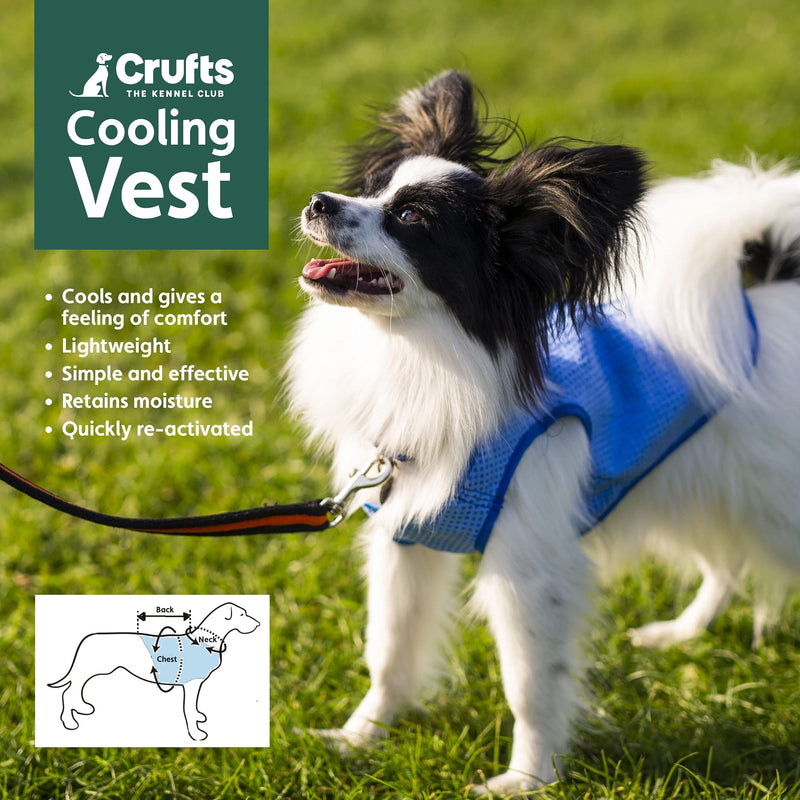 VFM - Crufts Pet Cooling Vest Jacket (Extra Small) XS (Pack of 1) - PawsPlanet Australia