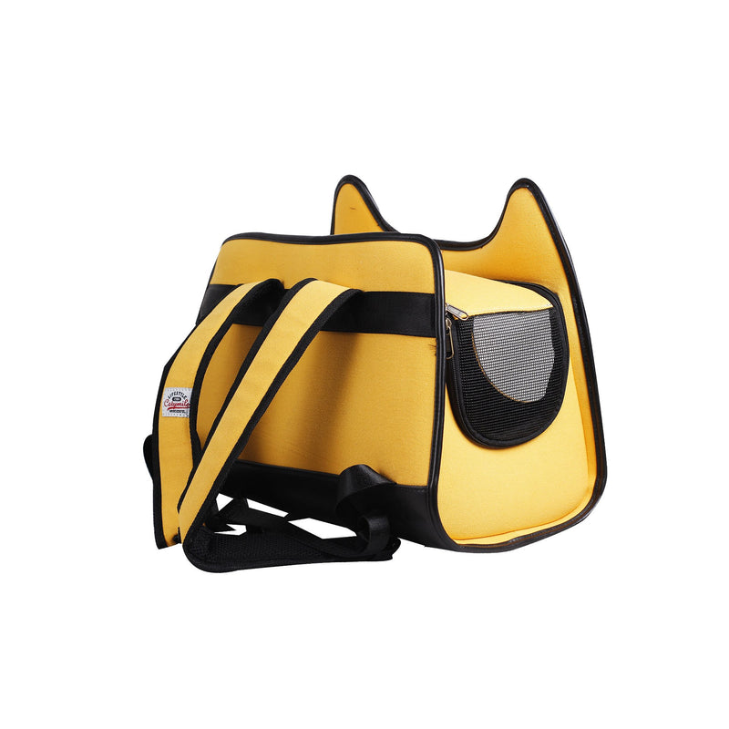 [Australia] - Primetime Petz Catysmile Backpack Cat Carrier Yellow 