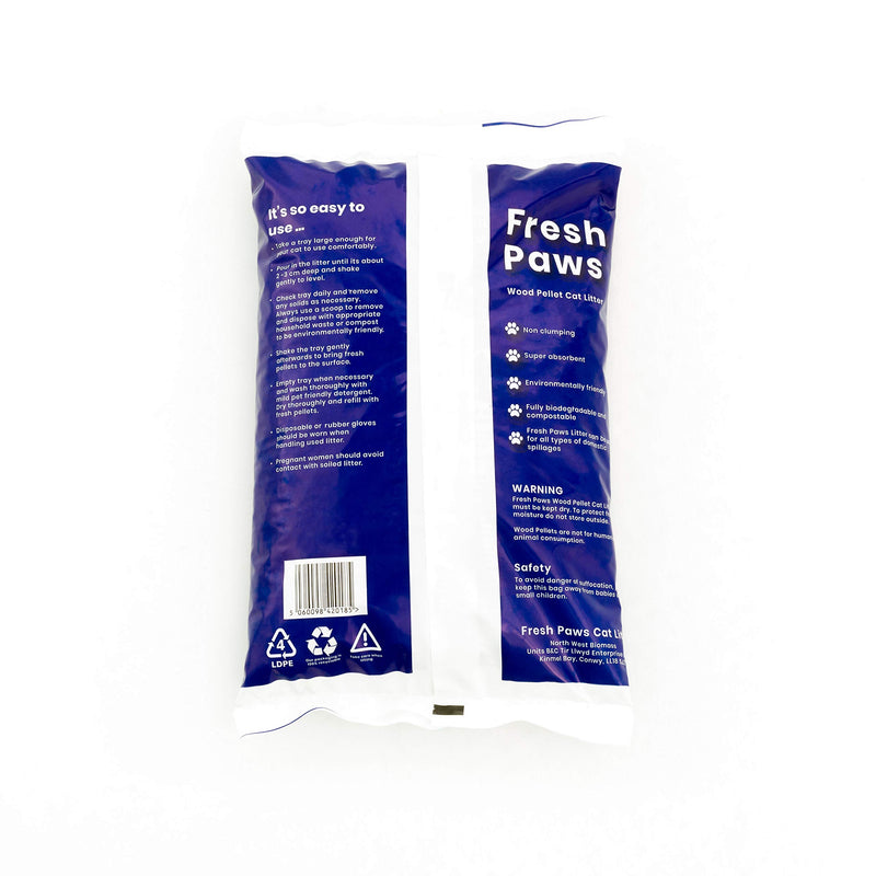 Fresh Paws Premium Wood Pellet Cat Litter, 30 L - PawsPlanet Australia