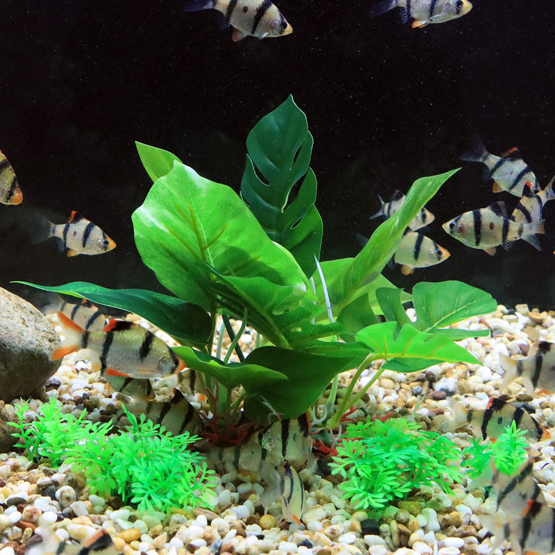 Aquarium 6 inch Silk Plants for Betta Fish Tank, Underwater Aquatic Water Grass Decor - PawsPlanet Australia