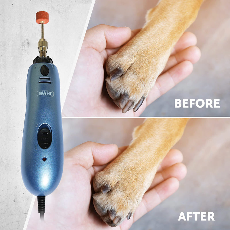 Wahl Nail Grinder for Dogs, Dog Nail File, Nail Grinder for Pets, Pet Nail Grooming, Mains Powered, Trimming Claws, Shaping Claws, Smoothing Nails, Grinding Stone Nail Grinder Pet Electric - PawsPlanet Australia