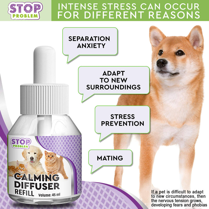 Beloved Pets Pheromone Calming Diffuser Plug in + Refill for Cats with Long-Lasting Effect - Enhanced Calm Formula of Anxiety Relief & Pet’s Behavior Control - Stress Prevention for Pets - PawsPlanet Australia