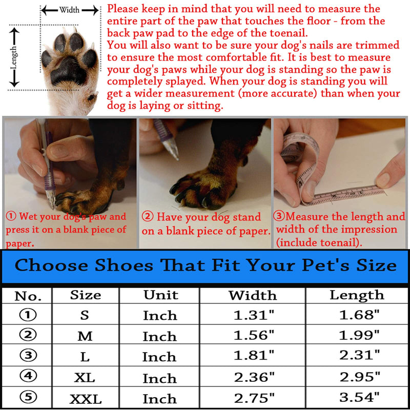 Cdycam Puppy Dogs Candy Colors Anti-Slip Waterproof Rubber Rain Shoes Boots Paws Cover Size 1: ( L: 1.68" x W: 1.31" ) Black - PawsPlanet Australia