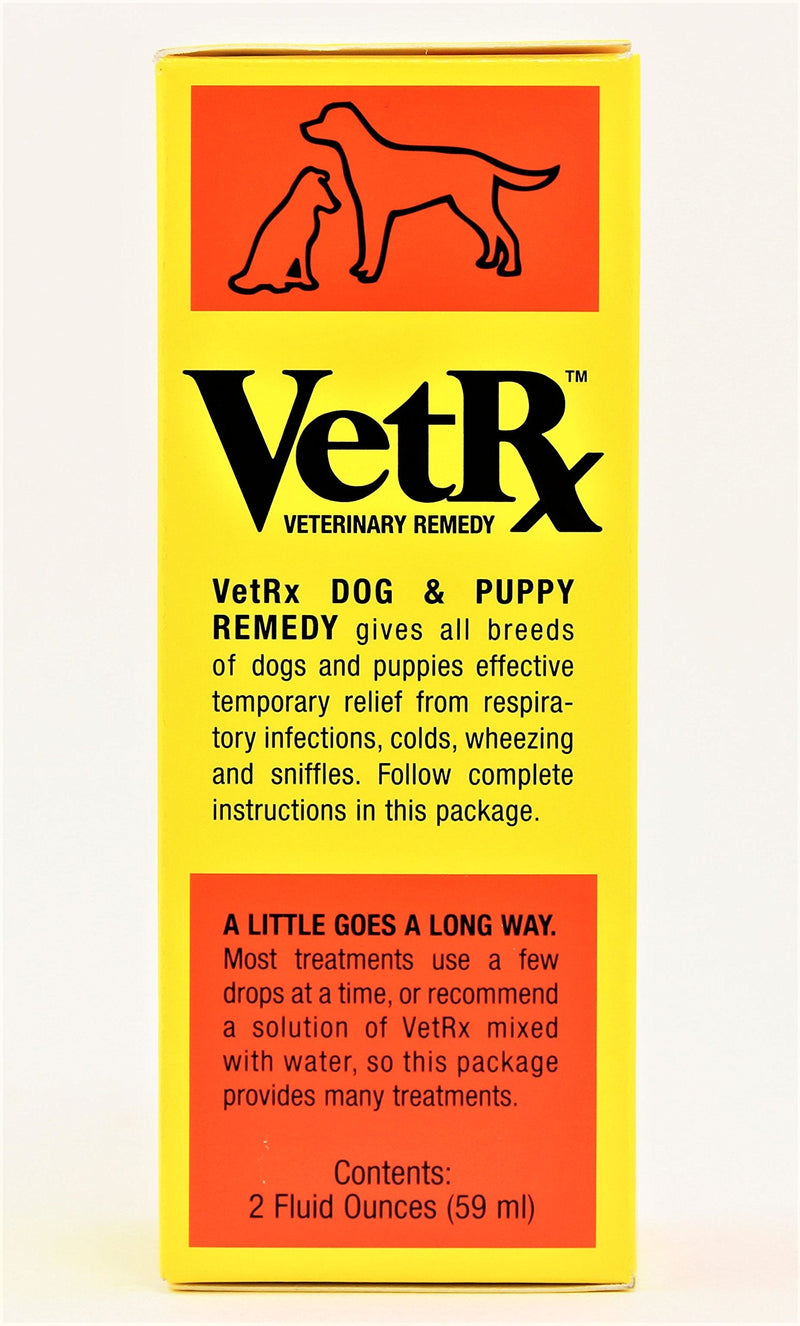 VetRx Veterinary Remedy for Dogs and Puppies (2 fl oz) - PawsPlanet Australia