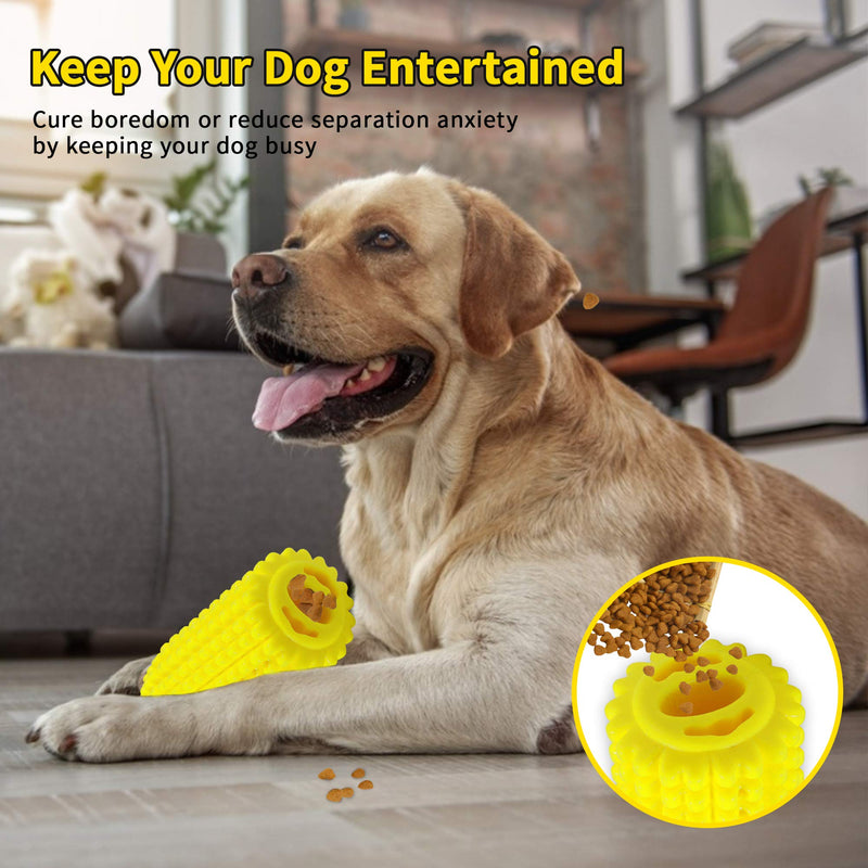 Dog Toys, Dog Chews Toy Corn Shaped with Rope, Indestructible Dog Toys, Dog Treats Tough Interactive Dog Toy Soft Puppy Toys Dog Toothbrush for Boredom, Dog Toys for Large Dogs Small Middle Dogs - PawsPlanet Australia