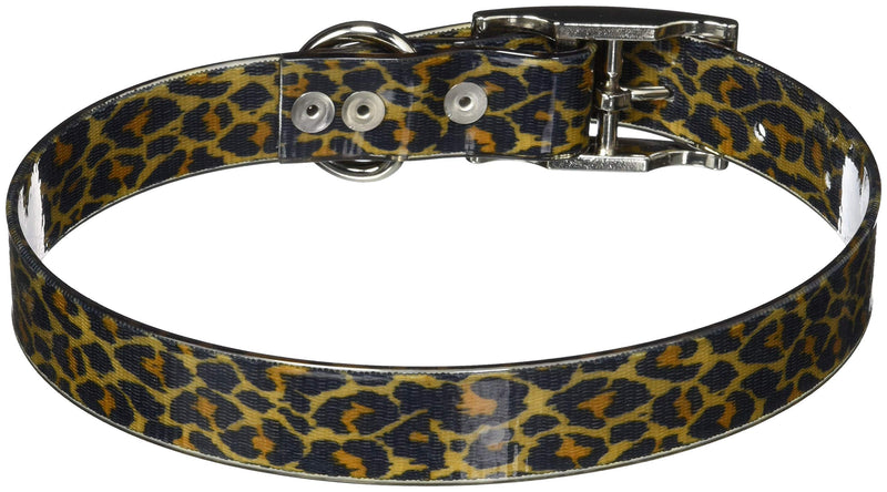 [Australia] - Yellow Dog Design Leopard Skin Elements Dog Collar 1"W x 23"L 