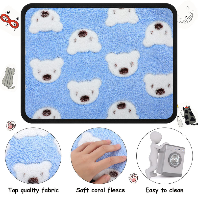 3 Pieces Small Animal Bed Double Sided Guinea Pig Mat Bed Winter Warm and Summer Cool Hamster Cushion for Bunny Hamster Guinea Pig Squirrel Hedgehog Chinchilla (Bears) Bears - PawsPlanet Australia