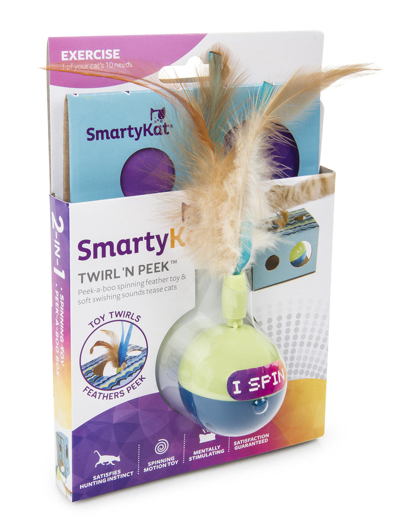 [Australia] - SmartyKat Electronic Motion Cat Toys Twirl & Peek 