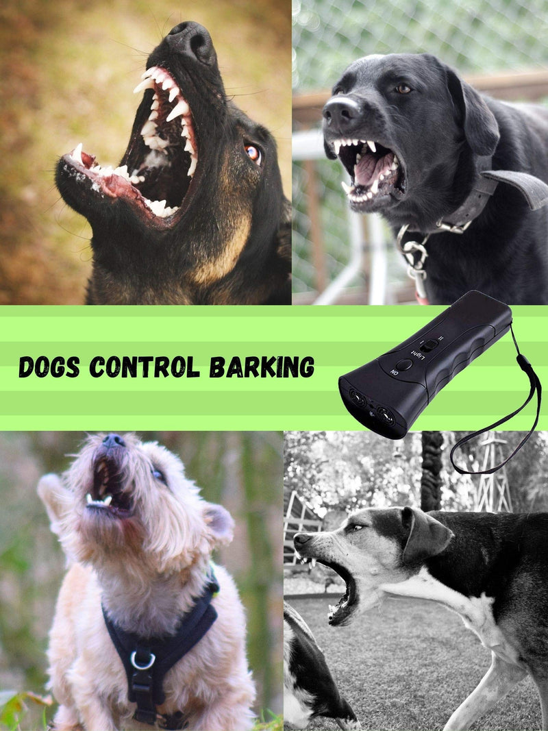 Matty Sonic Barking Control Device Dogs Training Equipment Electronic clicks for Walking and aggresive Behavior Handheld Portable Ultra Sonic Deterrent Outdoor pet Trainer - PawsPlanet Australia