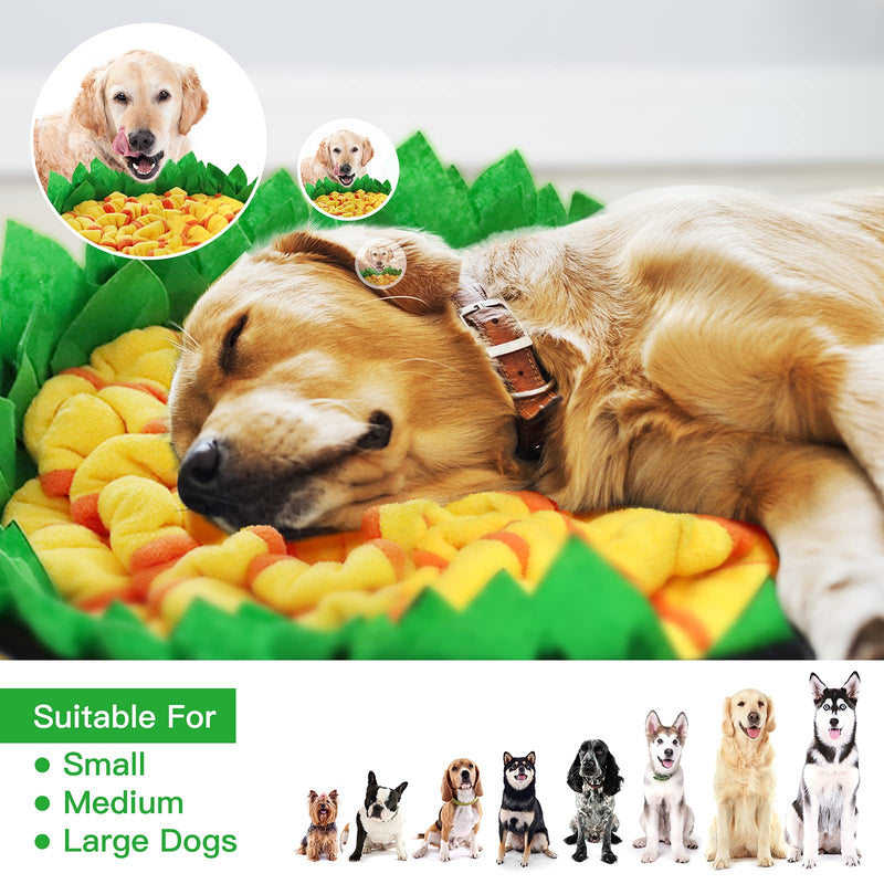 ModoPet Snuffle Mat for Dogs, Interactive Dog Toys, Dog Food Mat for Slowing Eating, Smell Training, Durable Interactive Dog Toys Encourages Natural Foraging Skills - PawsPlanet Australia