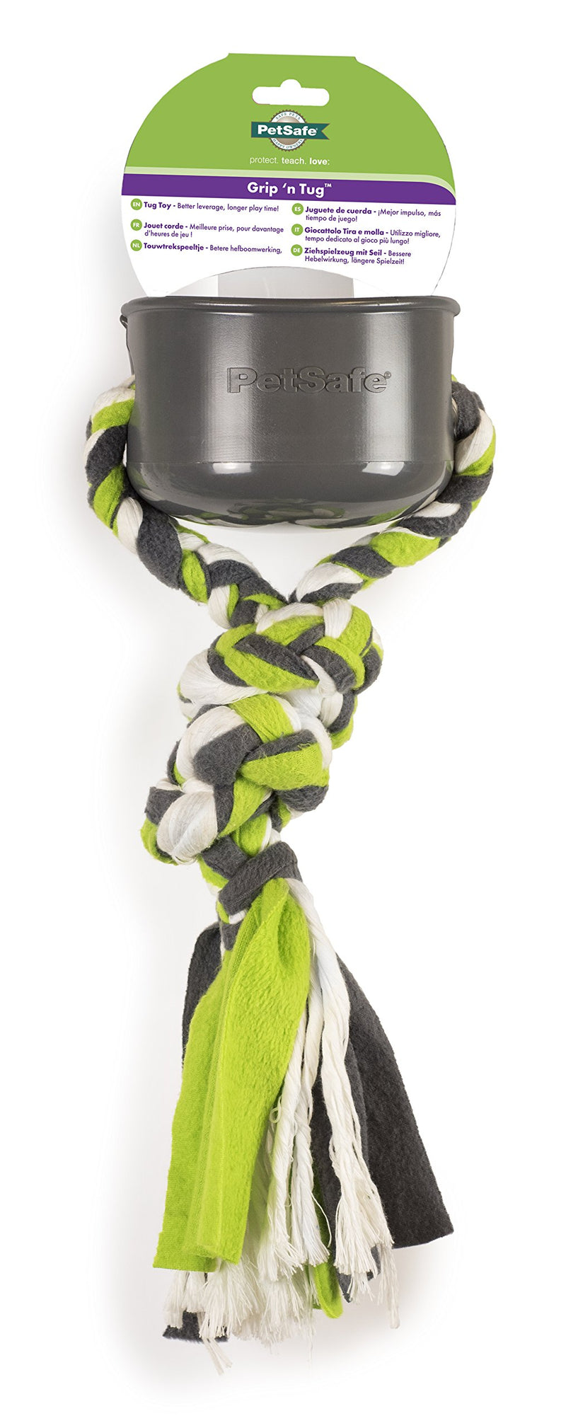 PetSafe Grip’nTug, Pull Rope Toy for Dogs Grip'N Tug - PawsPlanet Australia