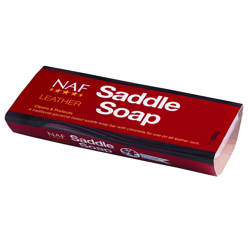 NAF Natural Animal Feeds Leather Saddle Soap, Clear, Regular - PawsPlanet Australia