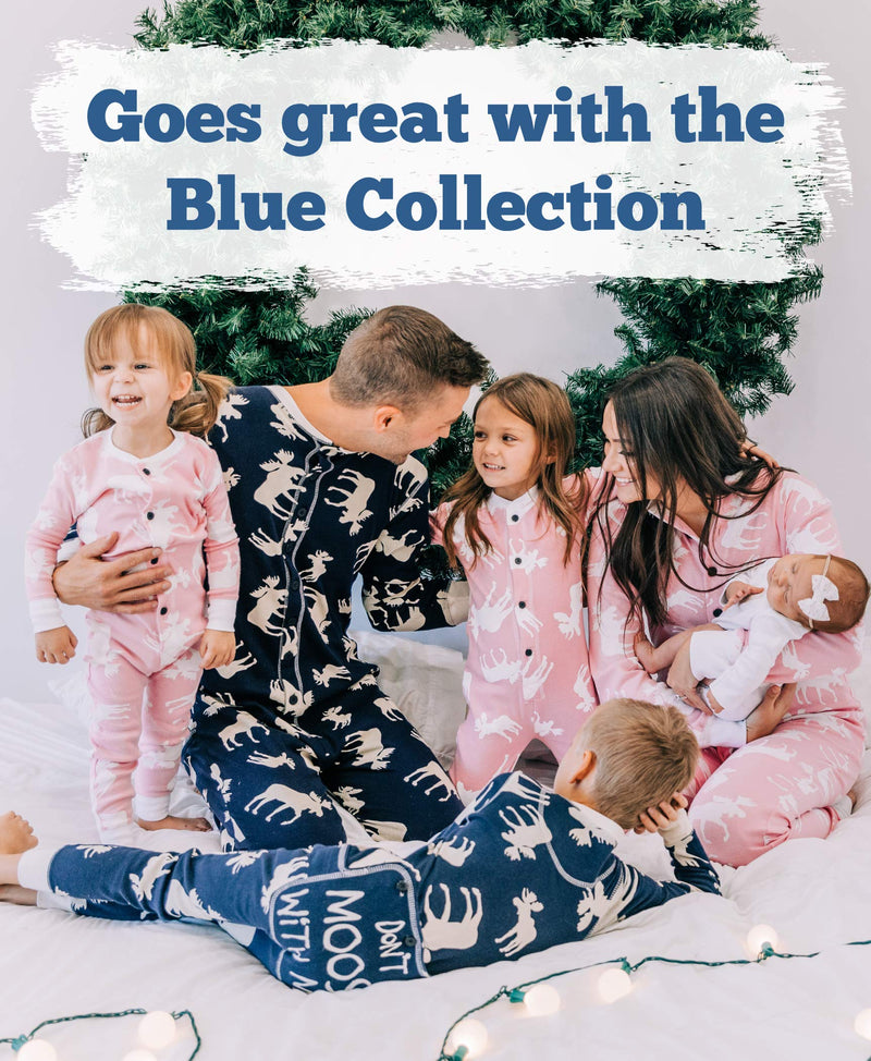 [Australia] - Lazy One Flapjacks, Matching Pajamas for The Dog, Baby & Kids, Teens, and Adults Classic Moose Pink Flapjack Onsie Youth 6 