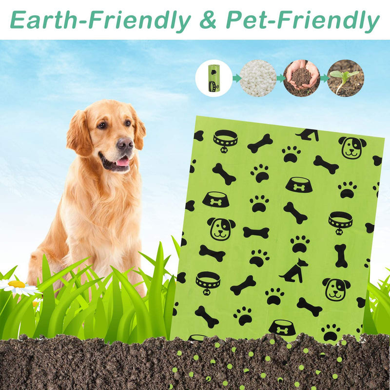 BOTEWO Dog Poo Bags(200 Bags), Biodegradable Poo Bags for Dogs, Extra Large Leak-Proof Dog Waste Bags Refill Rolls(Scented) - PawsPlanet Australia