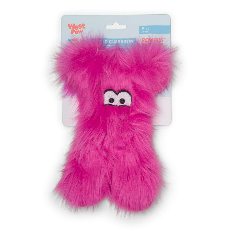 West Paw Durable Plush Darby Hot Pink - PawsPlanet Australia