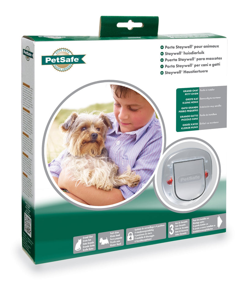 PetSafe Staywell Big Cat/Small Dog Pet Door Frosted - PawsPlanet Australia