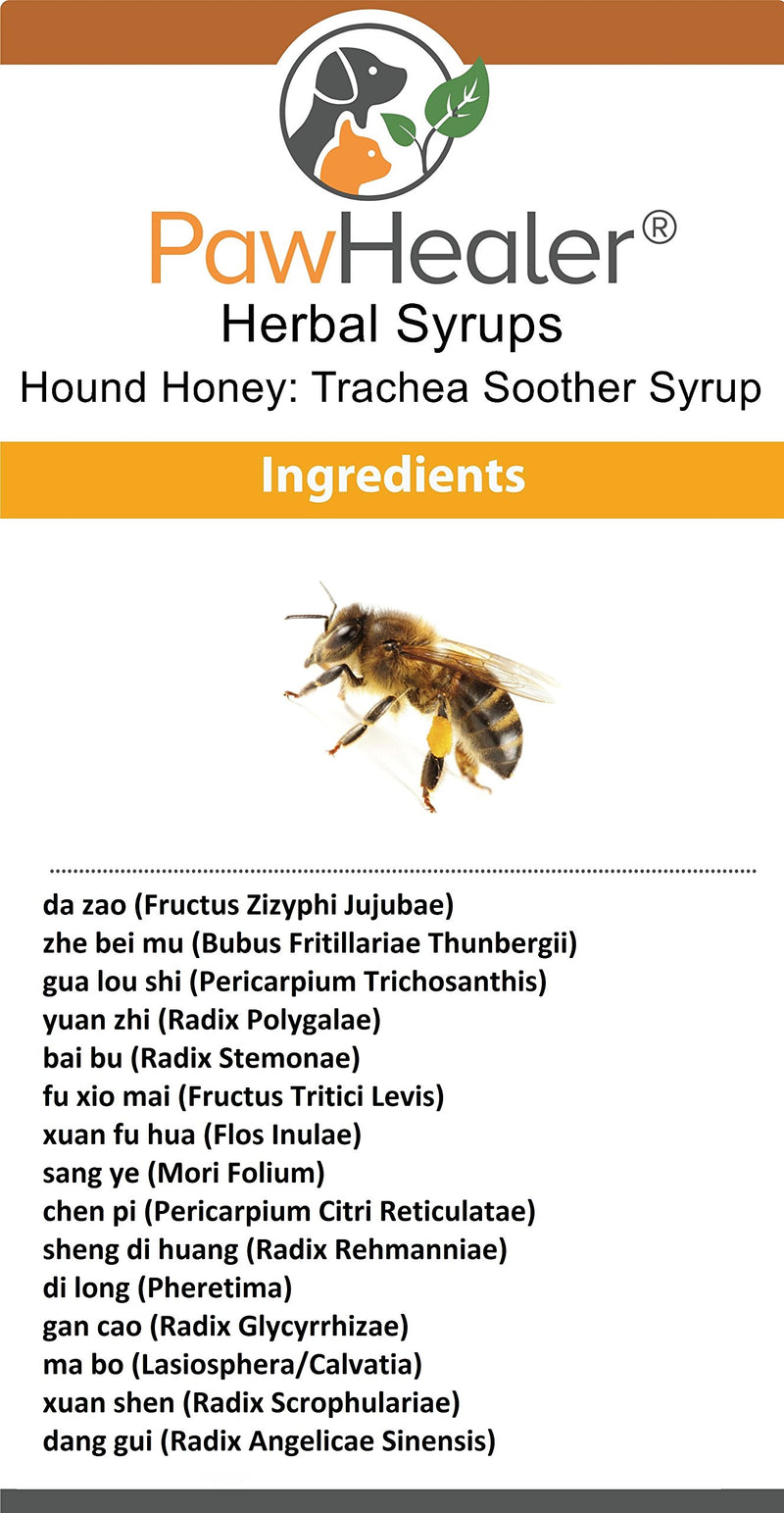 Trachea Soother Syrup BUNDLE with Trachea Support: Phlegm Heat - Natural Herbal Remedy for Symptoms of Collapsed Trachea for Dogs - Combo of (1 Bottle) 150 ml syrup & (1 Bottle) 50 grams powder … - PawsPlanet Australia