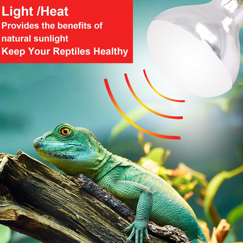 [Australia] - UV-B Reptile Light - 160W U/VA U/VB Reptile Light Mercury Vapor Bulb High Intensity Sun Simulating Bulb Lamp for Reptile and Amphibian Use (160W) 