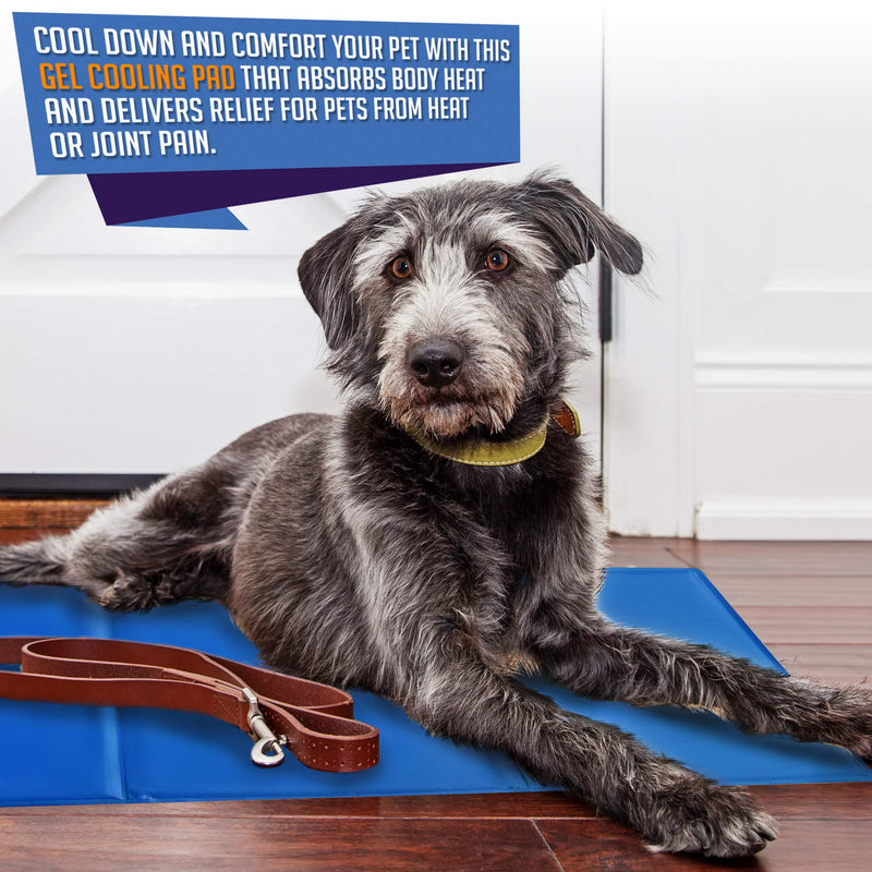 Pet Mania - Large Pet Self Cooling Gel Mat for Cats & Dogs - 90x50cm - PawsPlanet Australia