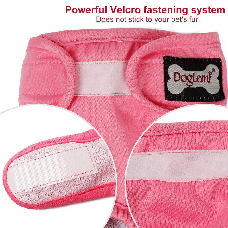 Komate Reusable Female Dog Physiological Pants Menstrual Safety Pants Dog Hygiene Diapers Pet Harassment-prevention Heat Period Underwear Washable Pet Panties Underwear (XS (Waist 16-22cm), Beige) XS (Waist 16-22cm) - PawsPlanet Australia