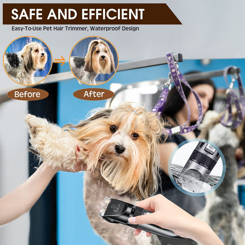 Quiet dog clipper | Professional clipper | Dog Cat Pet Hair Clipper | Electric dog trimmer | Cordless hair clipper | Cordless pet hair trimmer - PawsPlanet Australia