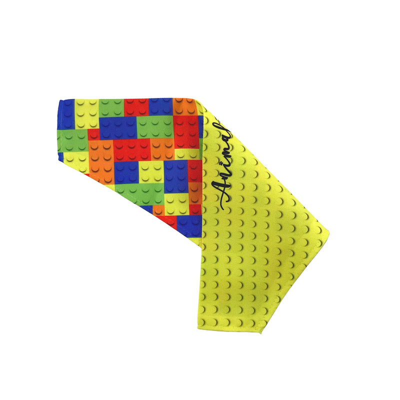 Children's Building Bricks Double Sided Slip-On Pet Bandana for Dogs, Cats and Rabbits (X-Small) XS - PawsPlanet Australia