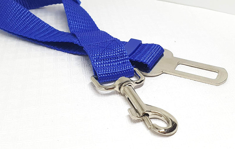 New G Line Adjustable Car Seat Belt Safety Strong Leash for Dogs (Blue) Blue - PawsPlanet Australia