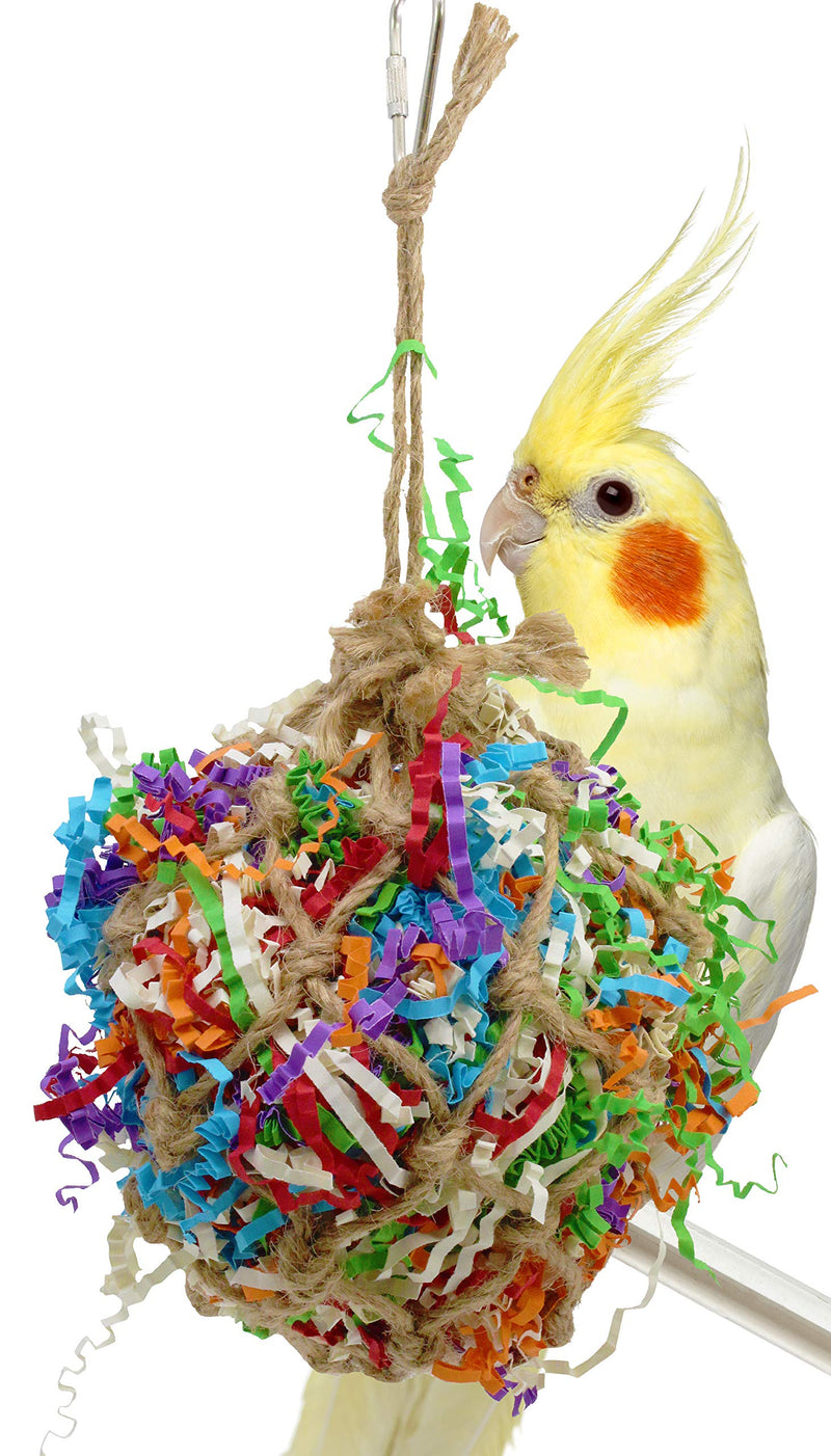 [Australia] - 1397 Small Bonka Shredder Ball Bird Toy Foraging cage Birds Toys Parrot Cockatiel 