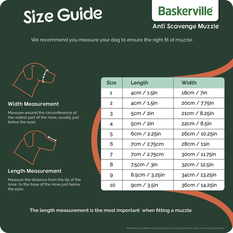 Safe BASKERVILLE ANTI SCAVENGE MUZZLE, Breathable, Dog can Pant and Drink, Prevents Biting and Food Waste Scavenging, Dog Training Muzzle for Small, Medium, Large, Dogs, Perfect for Longer Nosed Dogs 1 - PawsPlanet Australia