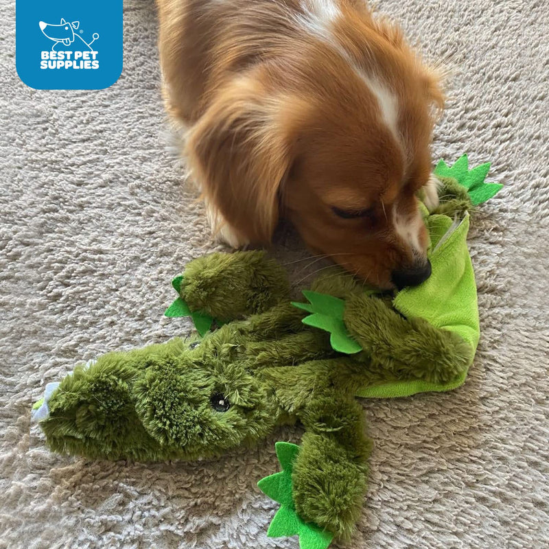 Best Pet Supplies 2-in-1 Fun Skin Stuffless Dog Squeaky Toy and Plush toys Small 1Wild Duck - PawsPlanet Australia