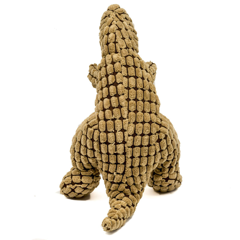 PROtastic dinosaur dog toy, plush toy ideal for puppies and small/medium dogs, squeaky interactive toy. - PawsPlanet Australia