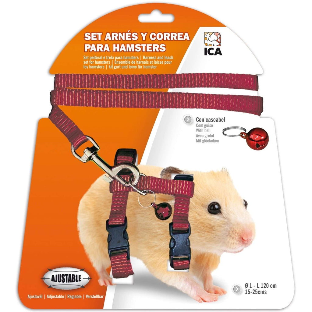 ICA DA975 Harness and Belt Set for Hamsters, Purple - PawsPlanet Australia