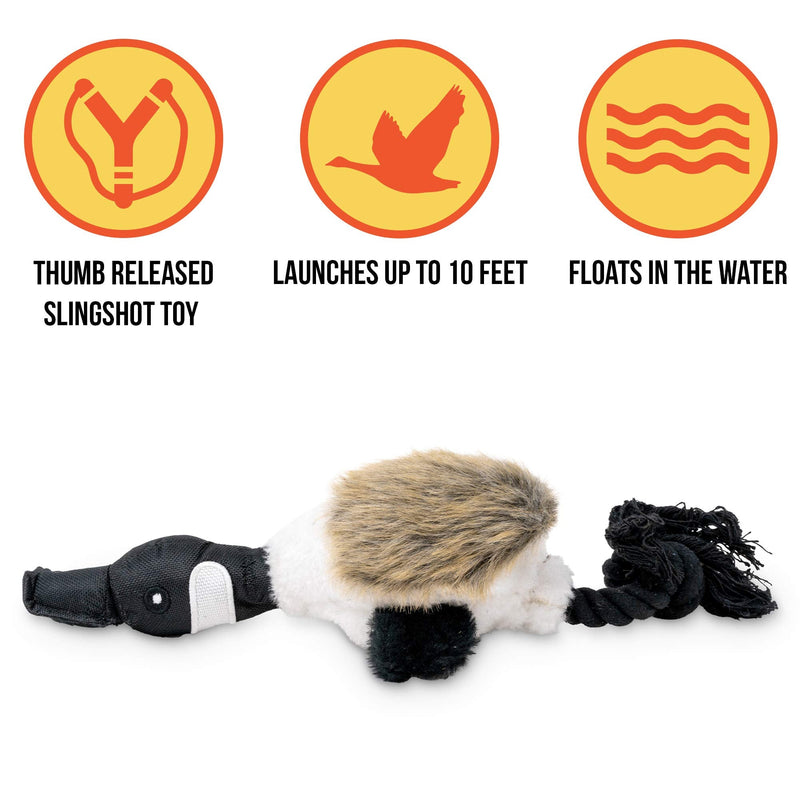 Hyper Pet Flying Series Slingshot Interactive Dog Toys (Dog Toys for Large Dogs, Great Alternative to Dog Ball & Dog Frisbee) [Floats in Water Perfect for the Beach, Lake or Pool] Goose - PawsPlanet Australia