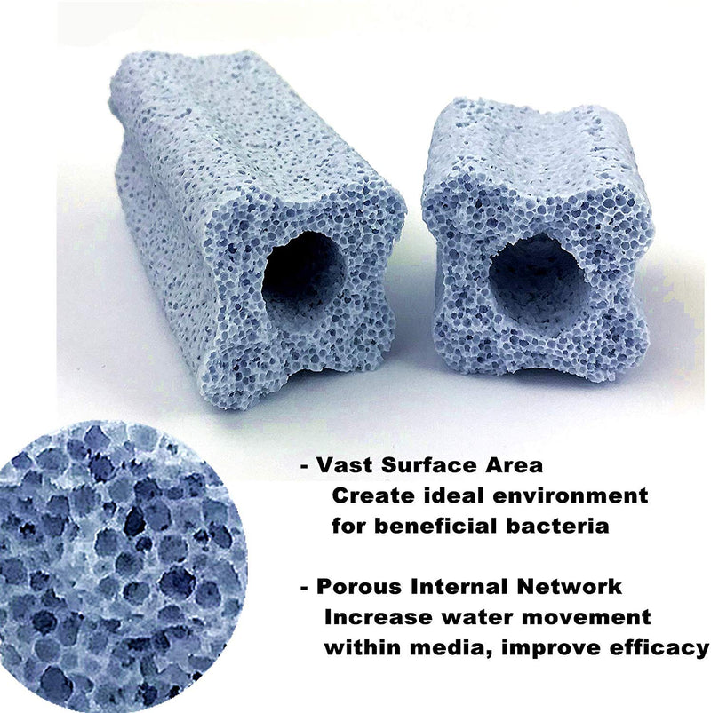 [Australia] - Reefing Art Ceramic Bio Filter Media Vast Surface Area for Aquarium Sump Canister (1 Box / 24 pcs) 