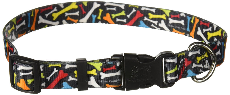 [Australia] - Crazy Bones Designer Standard Dog Collar Medium 3/4" Wide 