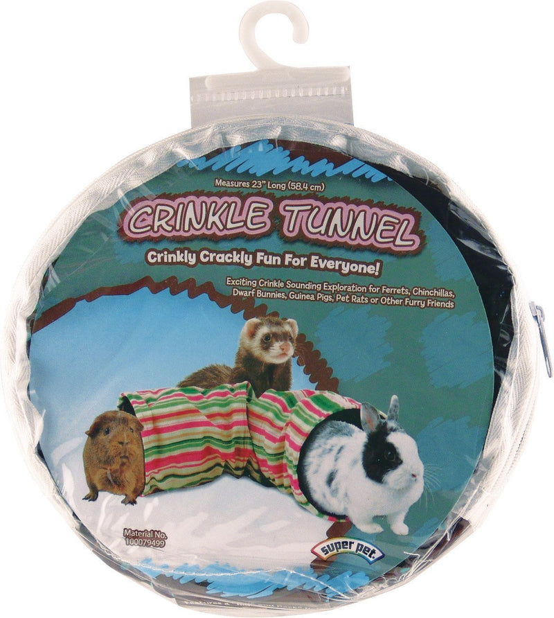 [Australia] - Super Pet 2 Pack of Crinkle Tunnels, Colors May Vary, 23-Inch Length 