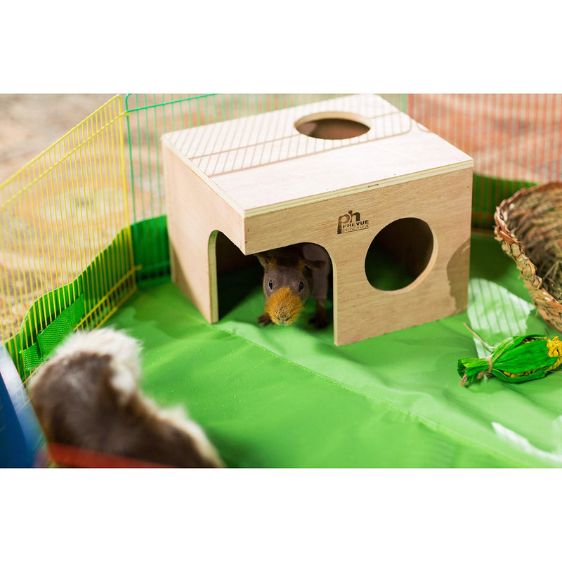 Prevue Pet Products Wood Animal Hut for Guinea Pigs - PawsPlanet Australia