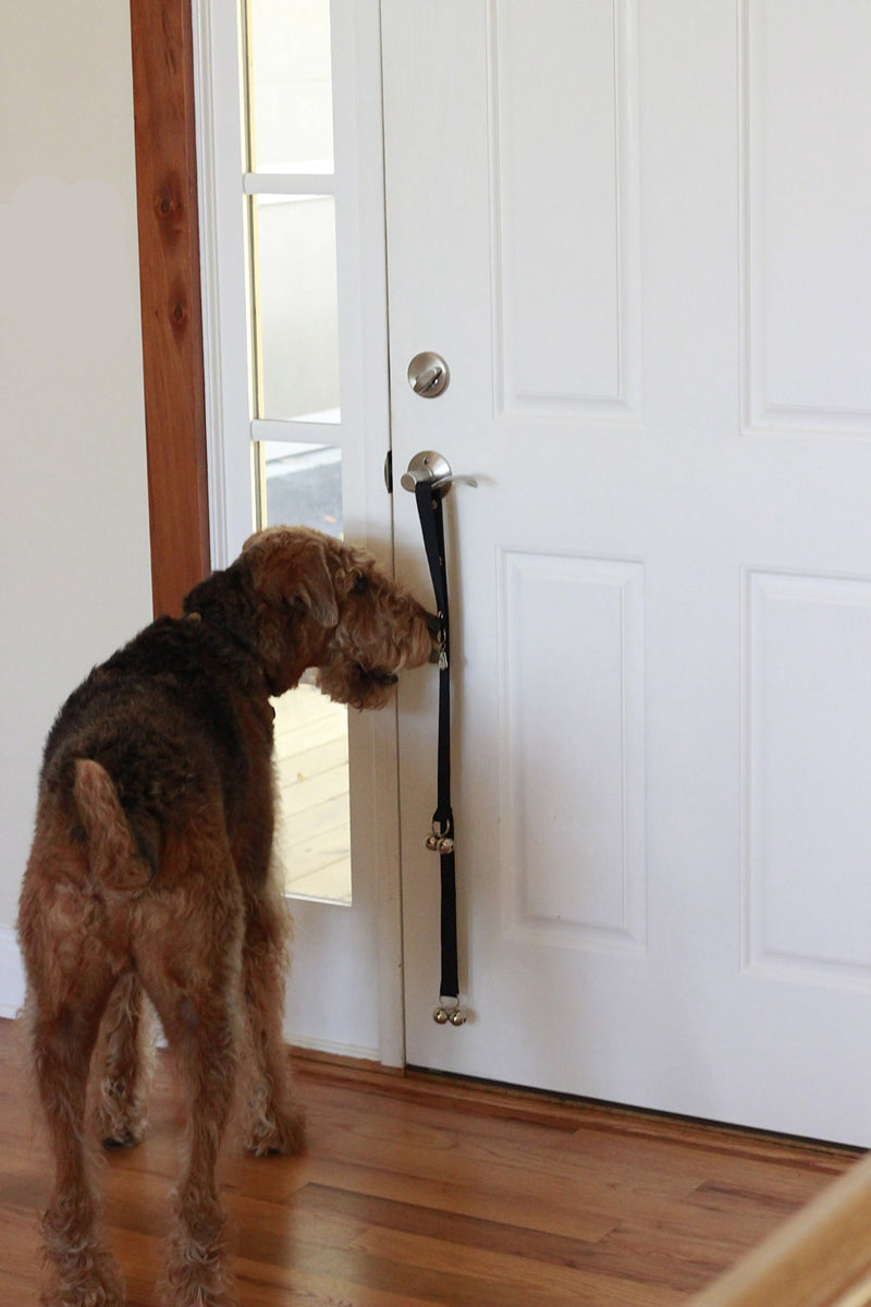 [Australia] - Clickgofit Dog Doorbells for Potty Training-Door Adjustable Instructional Guide|One Poop Bag Holder+Bag and ebook Included by 