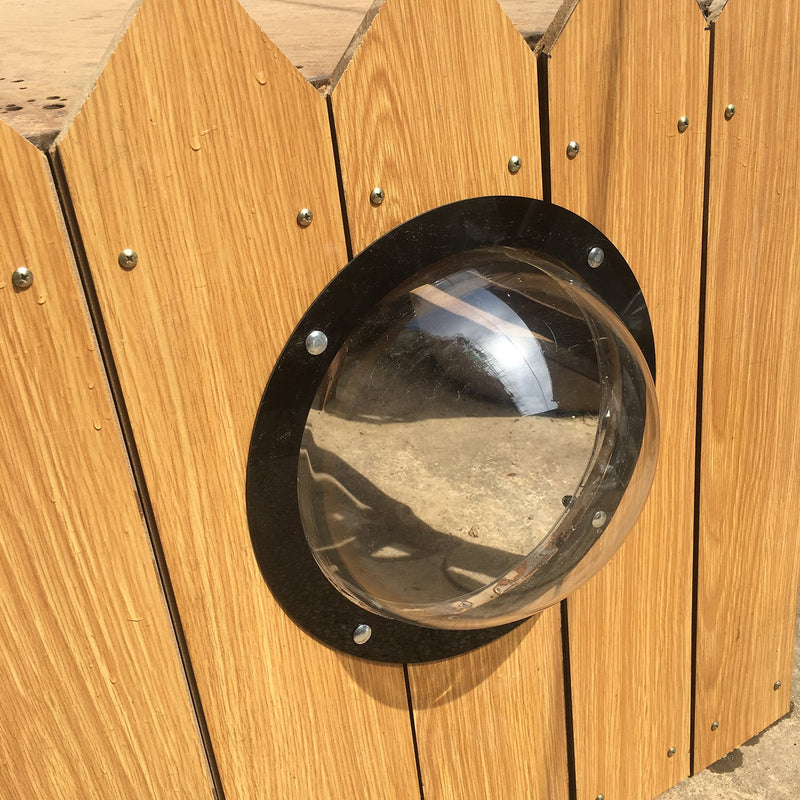 [Australia] - BobbyPet Dog Fence Window - Clear View Dome Pet Peek Window - XL Size for Dog/cat/Horse,Even Children 