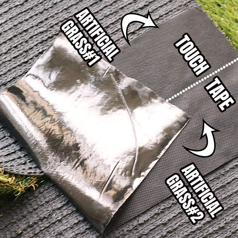 LITA Artificial Grass Tape Self Adhesive Synthetic Turf Seaming Tape for Jointing Fixing Green Lawn Mat Rug,Connecting Fake Grass Carpet (15CM X 5M) 15CM X 5M - PawsPlanet Australia