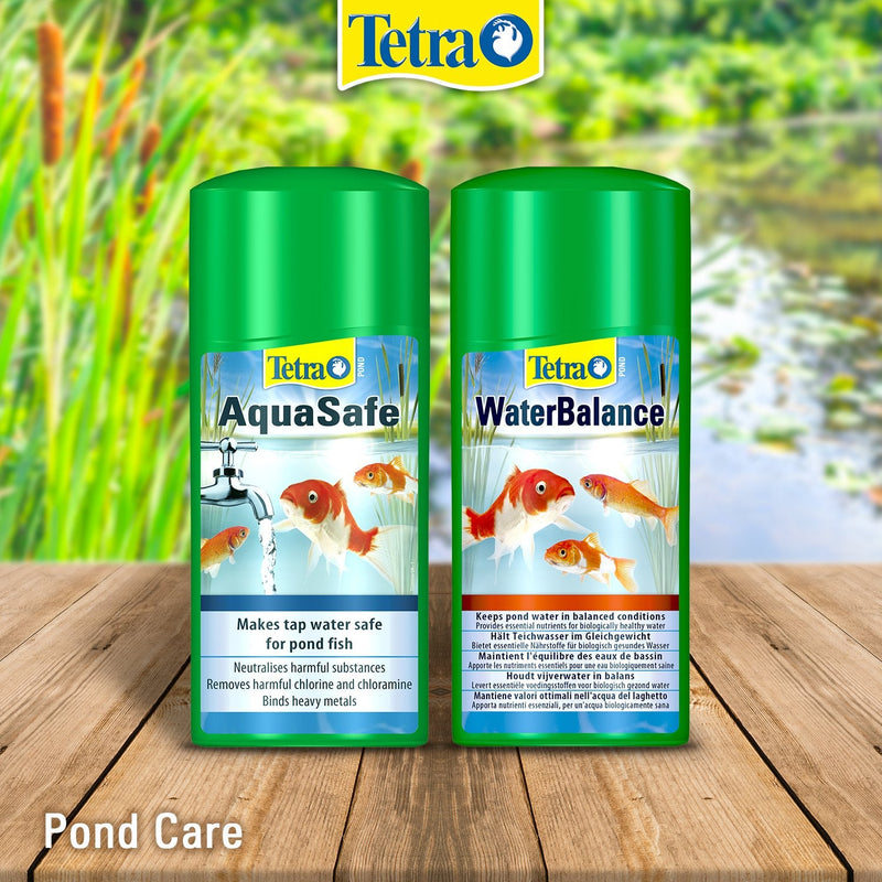 Tetra Pond AquaSafe, Makes Tap Water Safe for Pond Fish, 1 Litre - PawsPlanet Australia