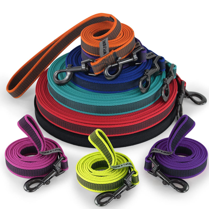 Wolfone 1.5M Red Lightweight Dog/Cat Training Leash, Non-Slip Latex Silk Daily Dog/Cat Leash for Large, Medium, Small Dogs/Cats 1.5M - PawsPlanet Australia