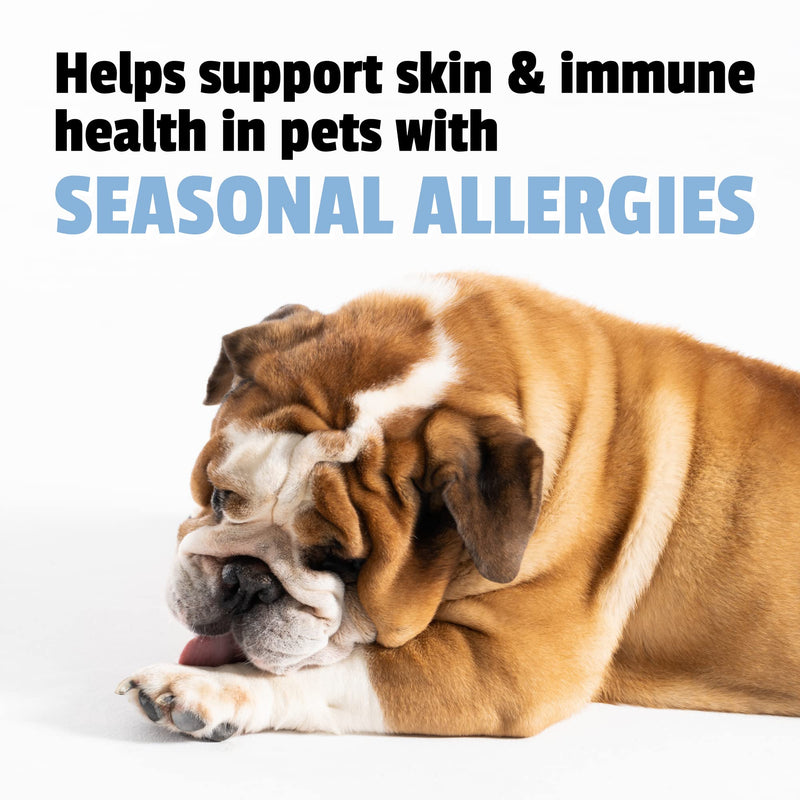 Pet Naturals Allergy Plus Calming Supplement for Dogs, Soft Chew - Support for Seasonal Allergies, Paw Licking, Itchy Skin, Everyday Stress, Skin Health & Immune Health - PawsPlanet Australia