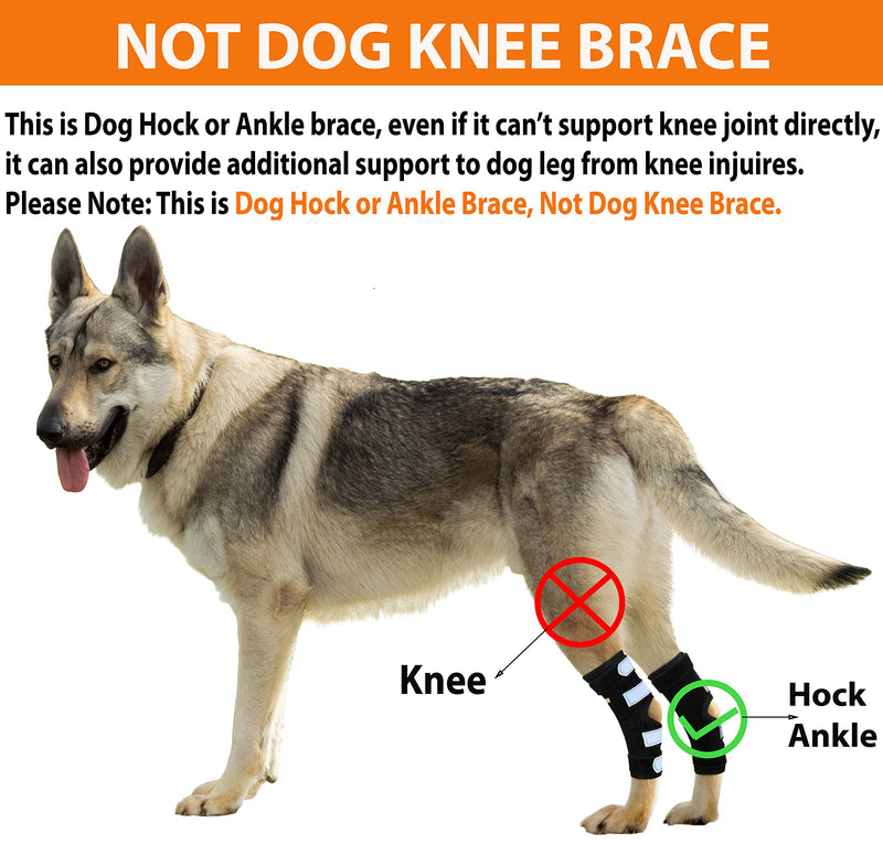 NeoAlly Dog Braces for Back Legs Super Supportive with Dual Metal Spring Strips to Stabilize and Support Dog Hind Legs, Help Dogs with Injuries Sprains Arthritis ACL CCL(Pair) (Small) Small - PawsPlanet Australia