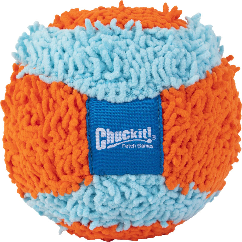 Chuckit! Indoor Ball Dog Chew Toy For Small Dogs and Puppies Durable Soft Lightweight Plush Ball For Interactive Play Multi 4.7 inches - PawsPlanet Australia