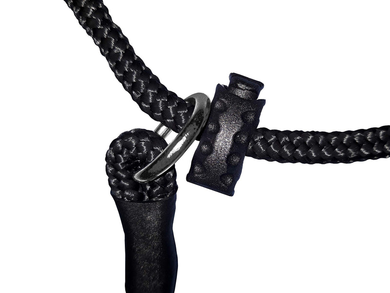 Dingo Gear Choke Collar For Dog Training Handmade of Cord with A Limiter, Waterproof Black S04058, XS 1 LIMITER - PawsPlanet Australia