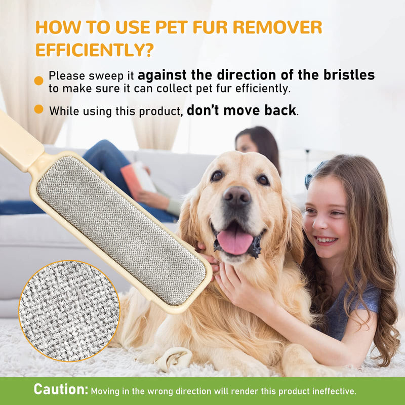BIGO lint brushes, reusable furniture brush with double-sided lint brush and self-cleaning base, perfect for thorough cleaning of clothing, furniture and textiles green - PawsPlanet Australia