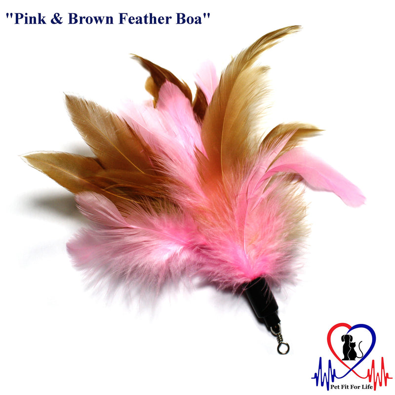 [Australia] - Pet Fit For Life 3 Piece Dual Rod Feather Teaser and Exerciser with a Slithering Snake for Cat and Kitten - Cat Toy Interactive Cat Wand… 